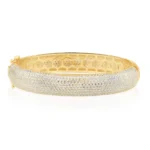 Bracelet pavé en Plaqué Or 18K