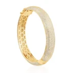 Bracelet pavé en Plaqué Or 18K – Image 2